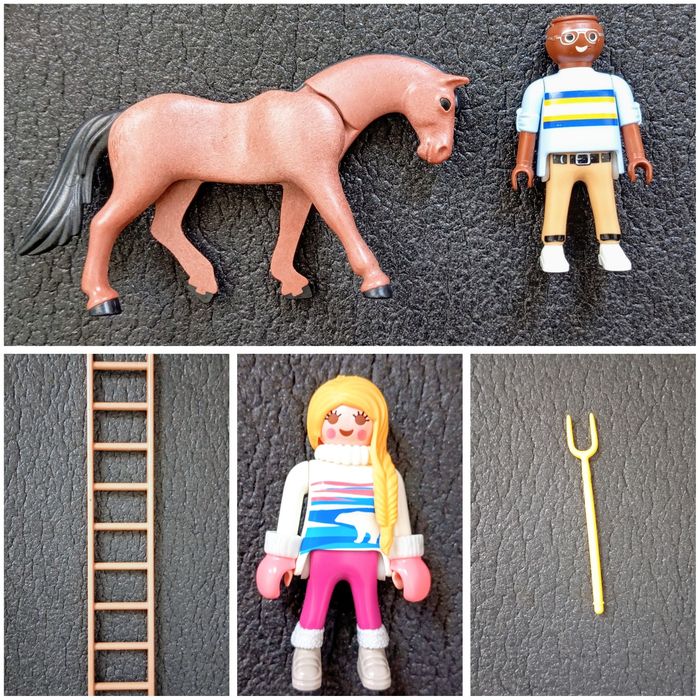 Bonecos Playmobil.