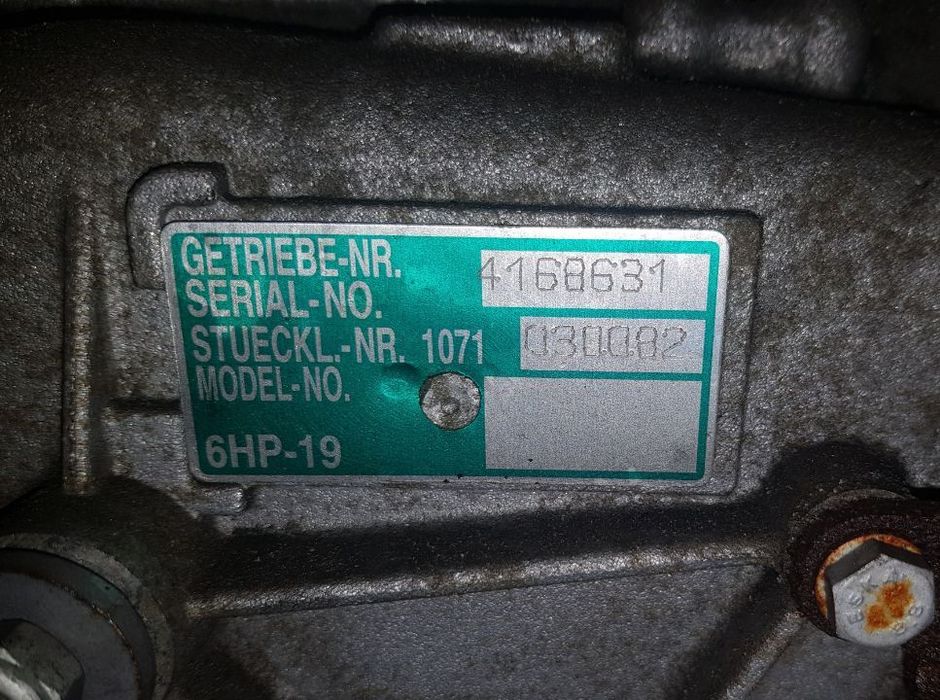 Caixa de Velocidades Automática BMW Serie 3 E90/E91/ Serie 5 E60 520d 2.0 Ref: 6HP19