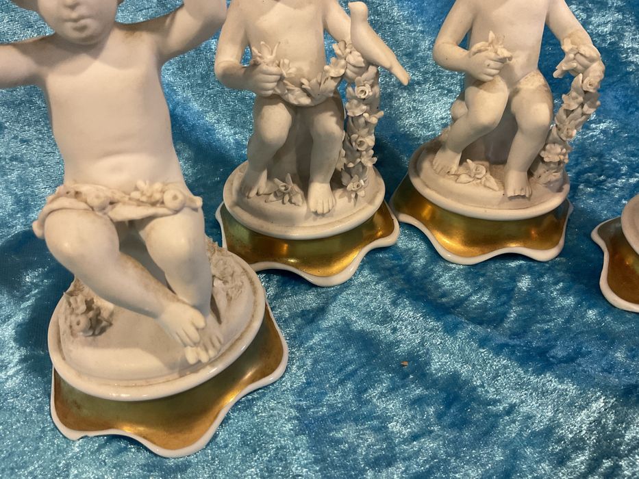 Coleção 4 estações biscuit 12 cm