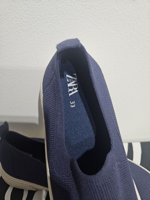 Zara- eleganckie, wygodne tenisówki r.33