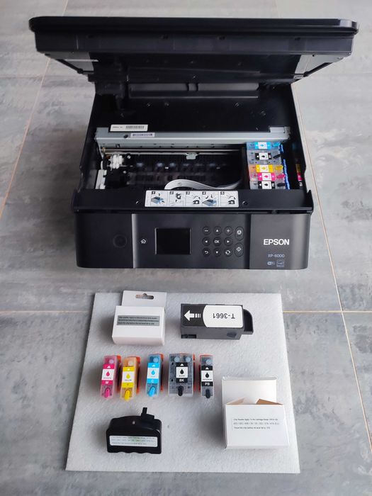 Impressora Epson XP 6000 + 2 Kits Cartuchos 202 XL