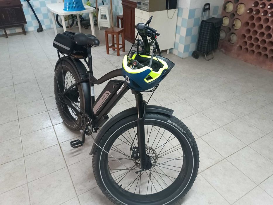 Bicicleta elétrica himiway d3 cruiser