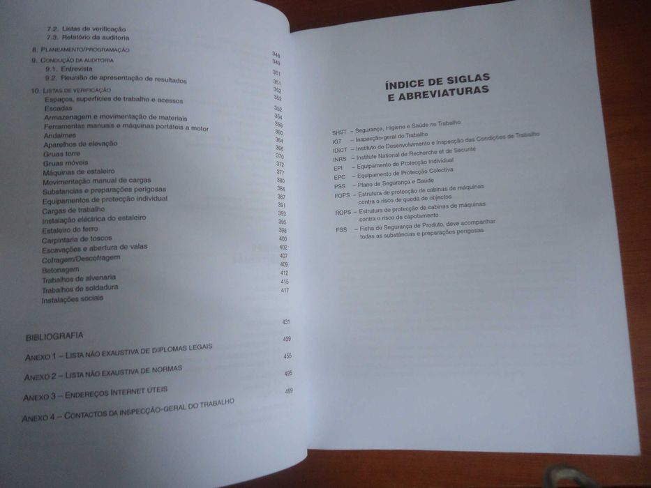 Manual de segurança – construção, conservação e restauro de edifícios