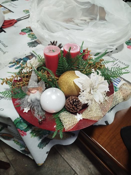 Centros de mesa de natal