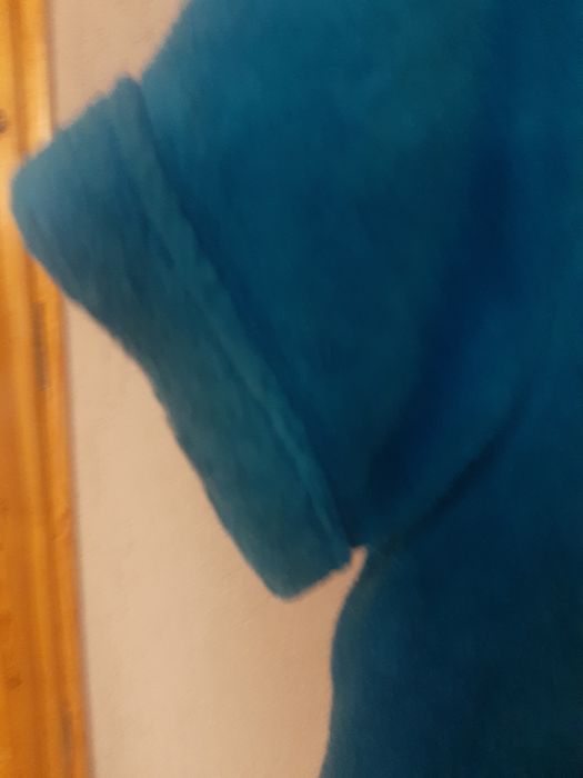 Szlafrok frotte na krótki rękaw