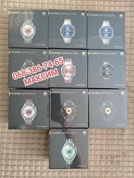 HUAWEI Watch GT 6 46mm Global, HUAWEI Watch GT 6 PRO Titan, нові