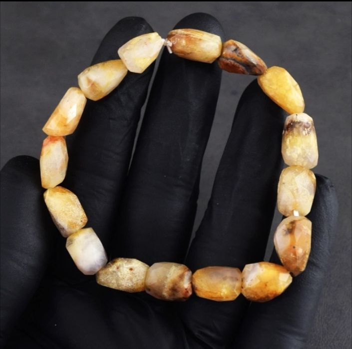Pulsera Ópalo Dendrítico Natural 98ct