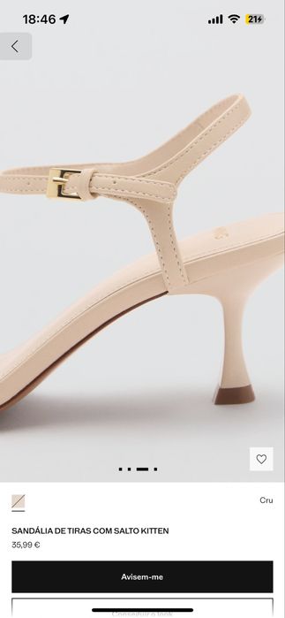 Sandália com Salto Kitten Mango