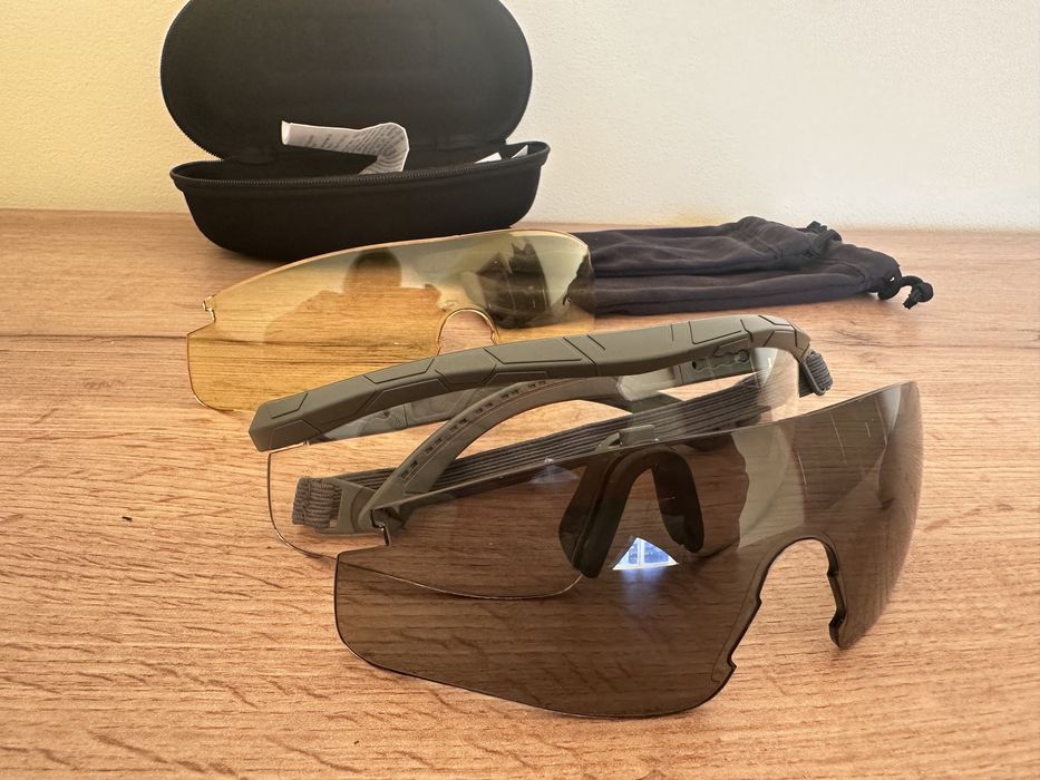 Окуляри захисні балістичні TREVIX, в зеленому кольорі