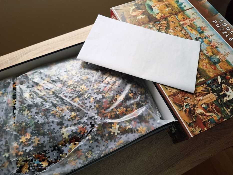 Puzzle 9000 peças "O Jardim das Delícias Terrenas"