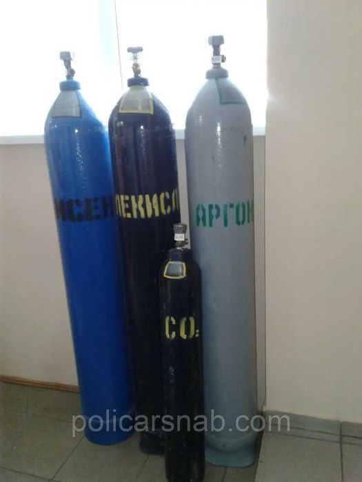 Заправка балонів промисловими газами | Доставка