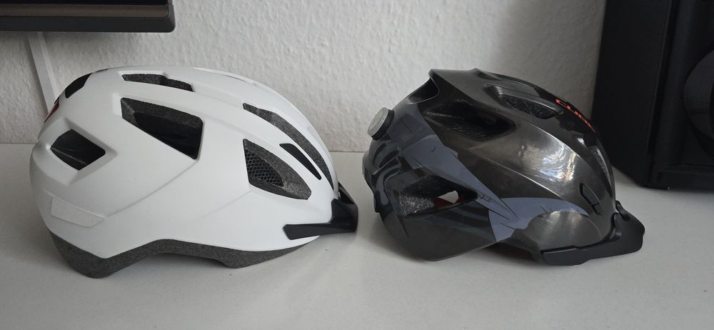 Kask rowerowy Cube, Crivit komplet