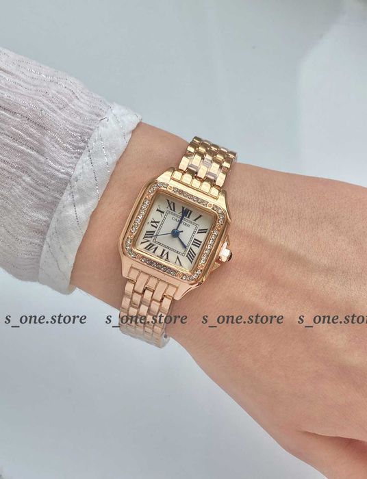 Жіночий годинник картьє, женские часы Cartier Panthere mini