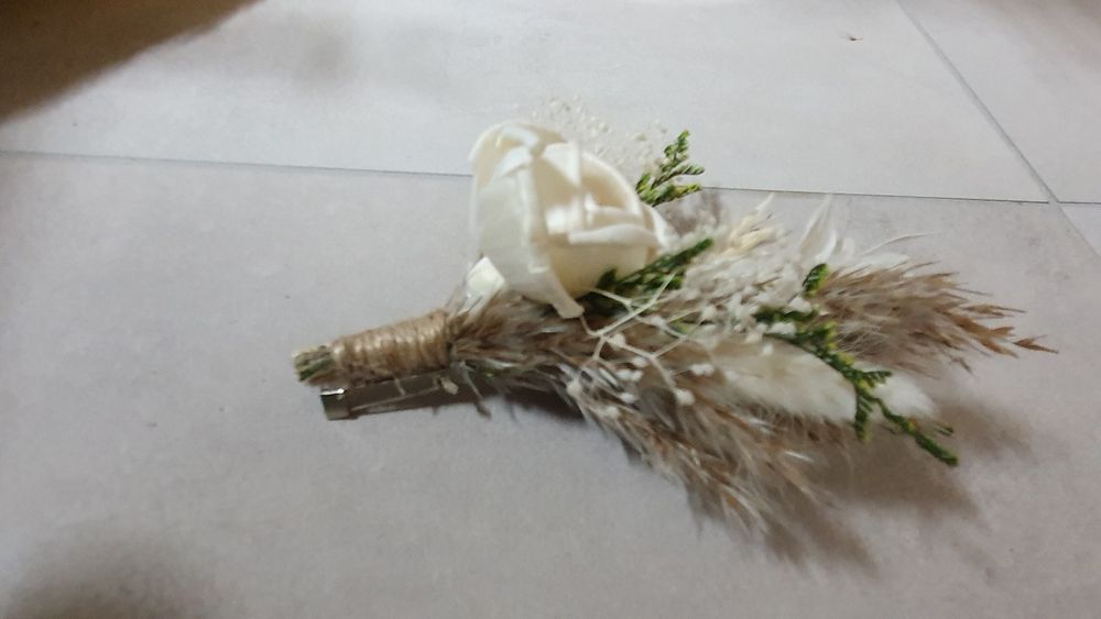 Bukiet ślubny zestaw boho