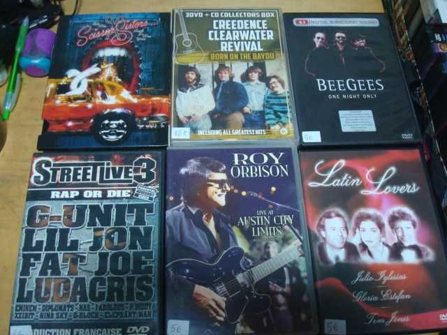 lote 23 dvds musicais ver descrição