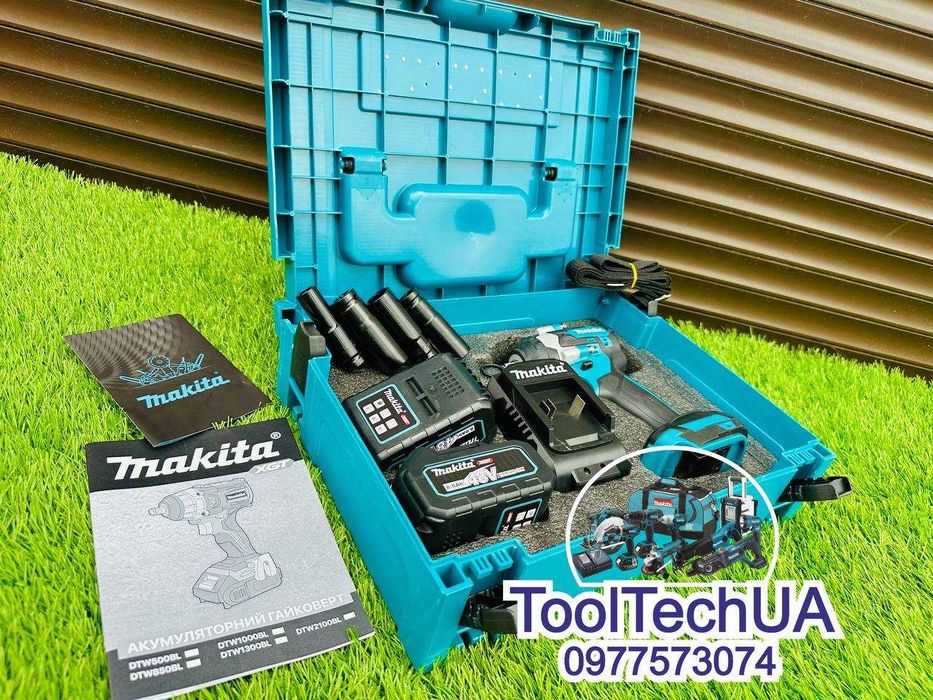 Акумуляторний Гайковерт Makita DTW500 PRO 48V-8A 520Nm + 4 головки 1/2