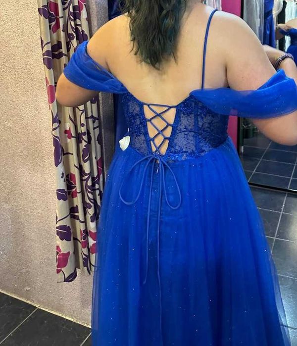 Vestido Azulão Cerimónia