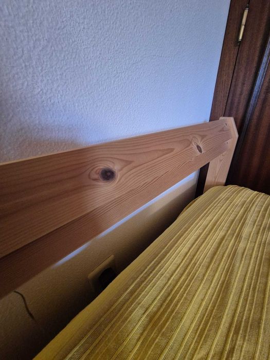 NEIDEN Cama, pinho, 90x200 cm