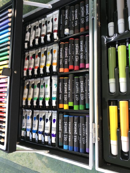 набір для творчості малювання фарби 145шт набор для рисования Єдиноріг