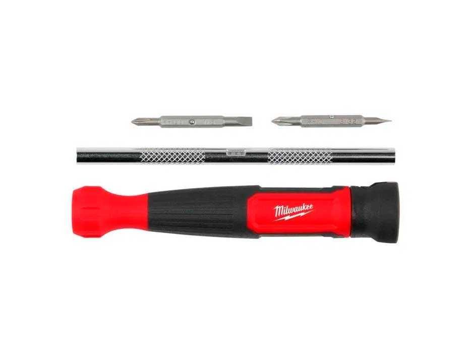 Викрутка MILWAUKEE 4-в-1 для точних робіт з бітами