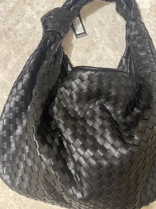 Плетена сумка Boohoo oversized Shoulder Bag