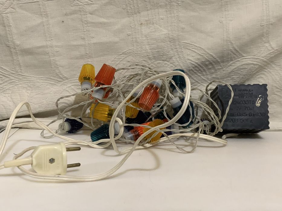 Елочная гирлянда мигающяя  СССР