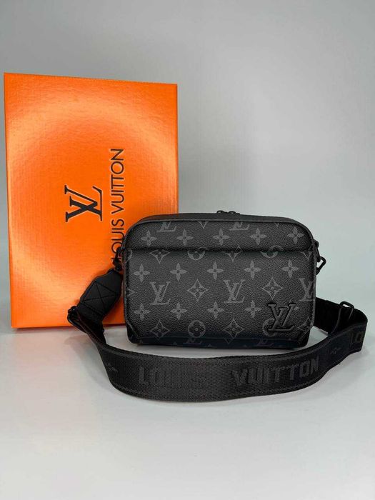 Чоловіча сумка Louis Vuitton через плече Луі Вітон LV месенджер