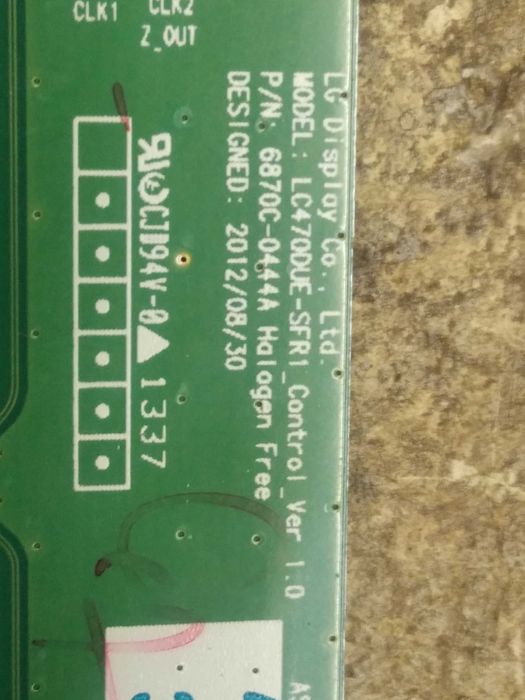 Placa T-Con LG referencia 6870C-0444A