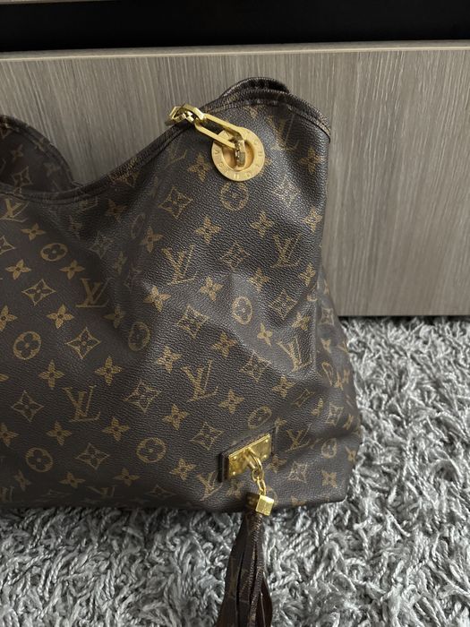 Torba LV duża brązowa