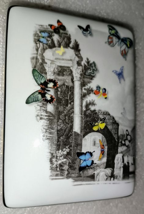 guarda jóias vista alegre borboletas de christian lacroix