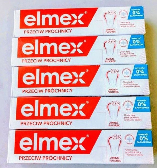 Elmex Pasta do zębów przeciw próchnicy i Junior 10 szt.