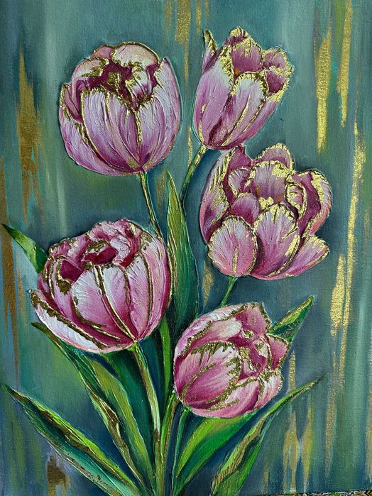 Картина інтер'єрна "Тюльпани "
