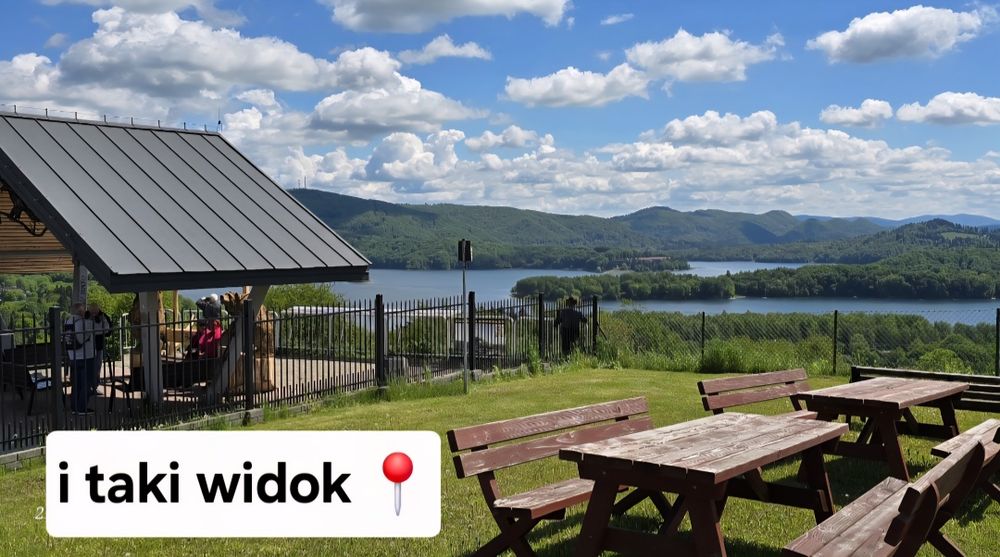 Z widokiem na J. Solińskie Domki/pokoje/apartament/Bieszczady-Polańczyk