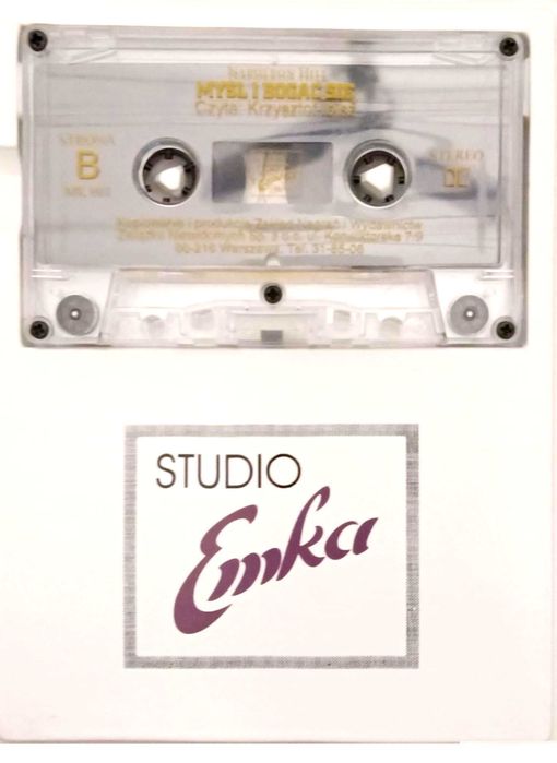 Myśl i bogać się Napoleon Hill Krzysztof Ibisz kaseta magnetofonowa