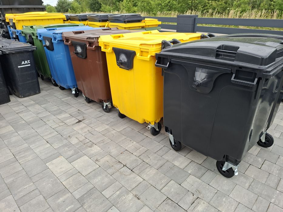 Kosze na odpady 240l, 120, kontenery 1100l nowe uzywane