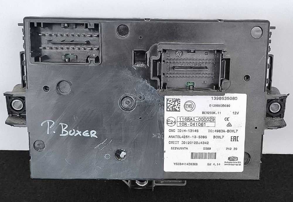 Conjunto - PEUGEOT BOXER Caixa