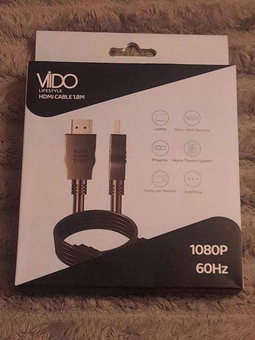 Kabel hdmi wysoką jakość niska cena 1.8m tylko 10zl konsola audio i inne