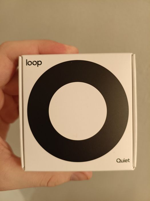 Zatyczki Wkładki Stopery do Uszu LOOP QUIET Black