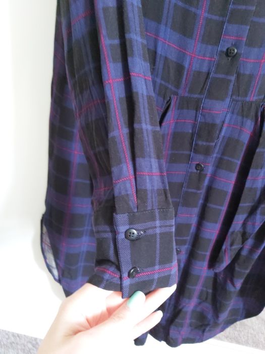 Fioletowa koszula w kratę / Pepco / 36