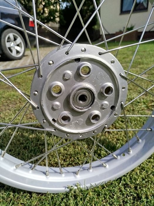 Koła wsk 125 komplet nierdzewne szprychy