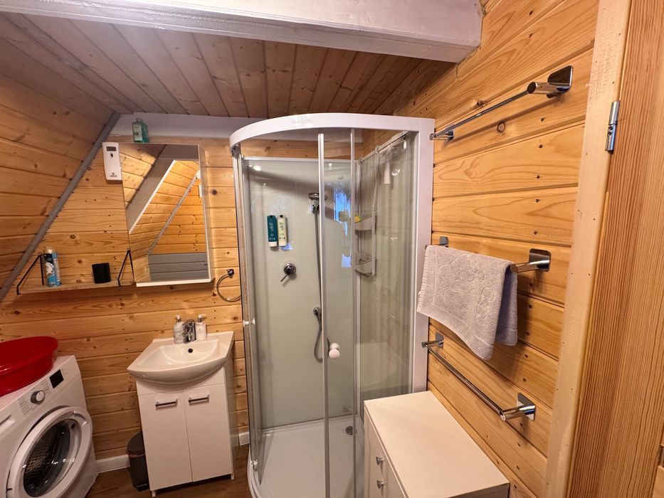 Górski Drewniany Domek w lesie termy sauna wanna SPA las góry jezioro