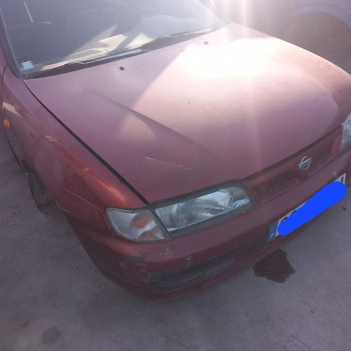 Frente completa sem airbags nissan almera n15