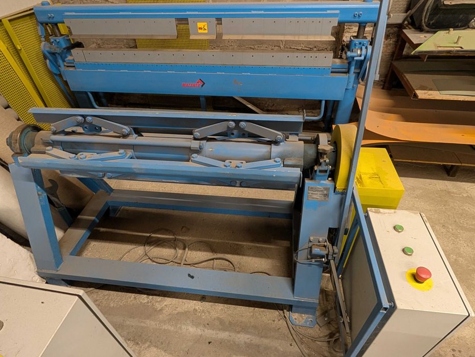 Zaginarka hydrauliczna do obróbek 6m + osprzęt, linia produkcyjna