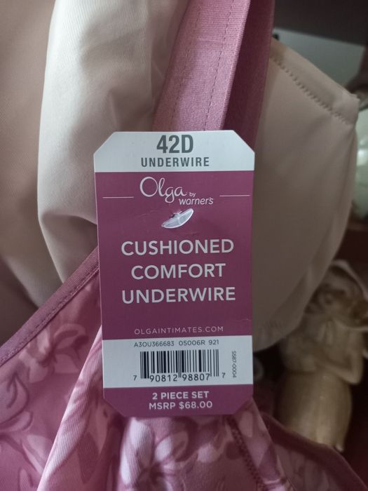 Olga by warners biustonosz 2 pack 42D/44D