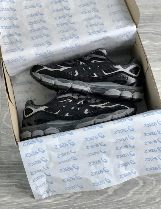 Кросівки Asics Gel-Nyc Black Silver•Асікс Гель-Нюк(чорні),Чоловічі асікс,asics gel,nyc black