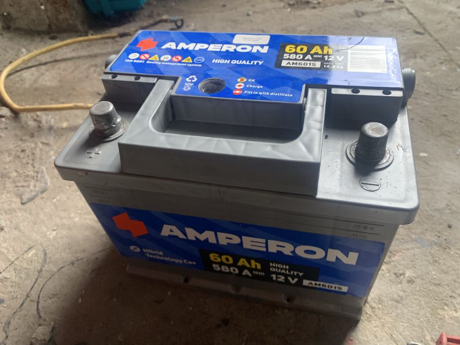 Акумулятор  амперон 60ah 12v