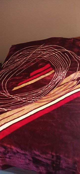 Розкішний плед -покривало з штучного хутра 220х240 см