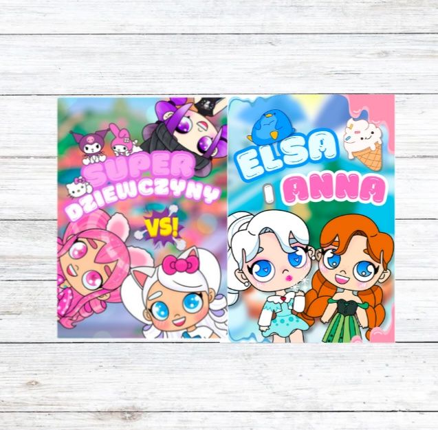 Zestaw 2 gier na rzepy Avatar World mini Kitty I Elsa