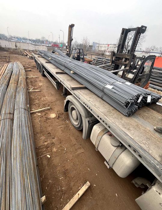 Pręty Żebrowane Fi 6,8,10,12,16- DOSTAWA HDS