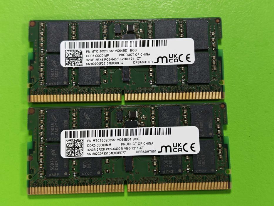 Пам'ять DDR5 16Gb 5600MHz та 6400Mhz SO-DIMM, Samsung RAM ДДР5 16Гб